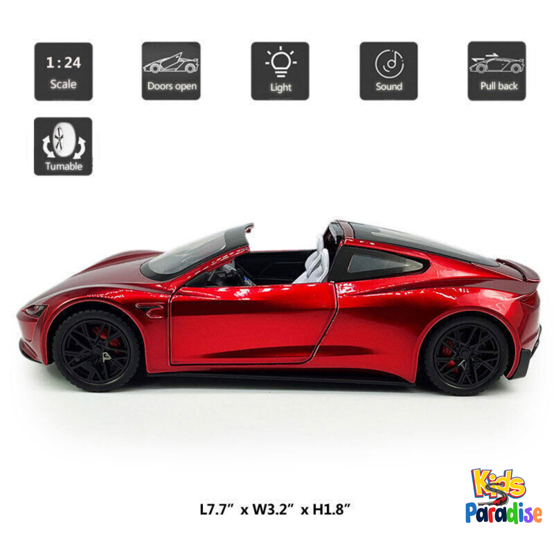 1:24 Tesla Roadster Diecast Model Car M-92321-1