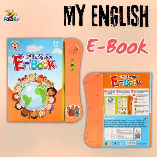 E Book Educational Toy Finger Press Smart English Learn For 3+ Years