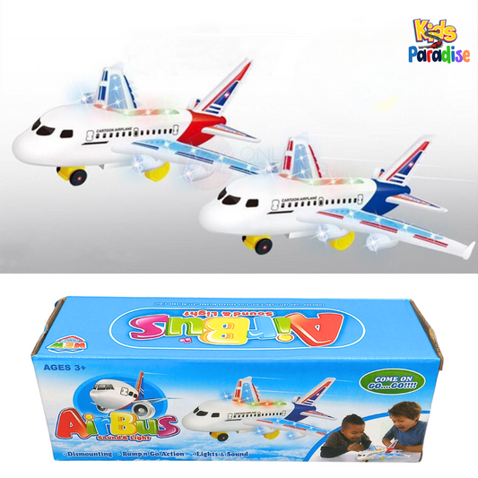 Airbus Airplane With Lights, Sounds and Rotation Electronic Toy