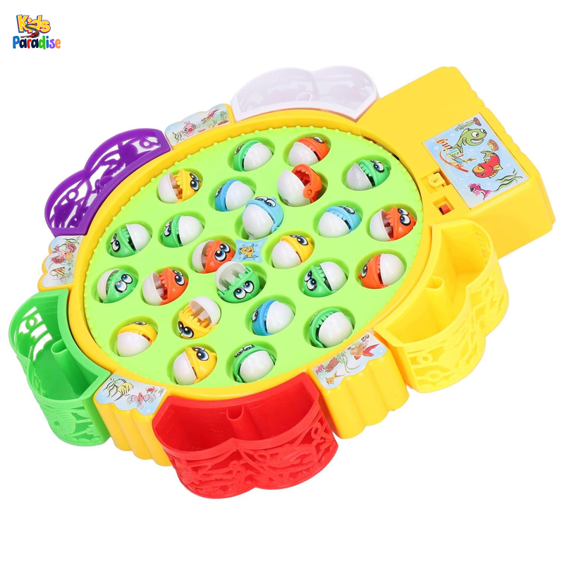 21 Pcs Fish Game Electric Musical Fishing Toy