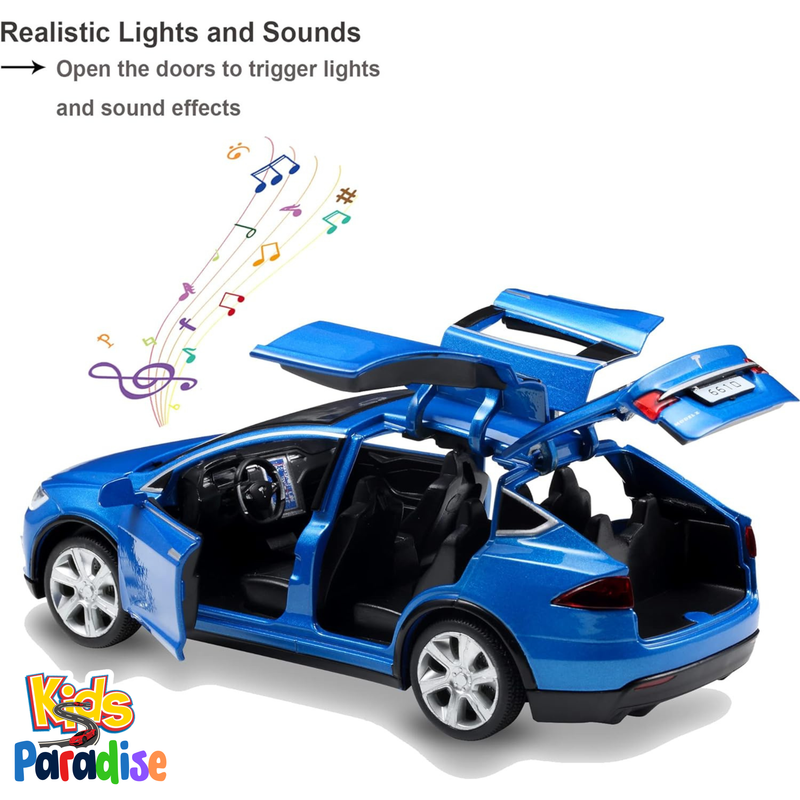 1:24 Scale Tesla Model X Die Cast Model Car M-92317-1