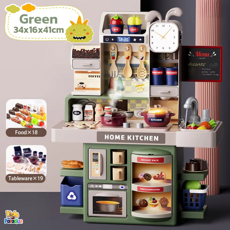 Kitchen Playset with Cereal Container & Mini Planter Kitchen Toy for Girl KITCHEN SET 42T-3