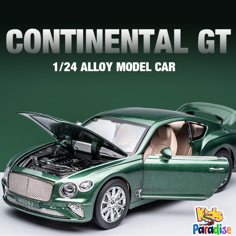 1:24 BENTLEY CONTINENTAL GT ALLOY DIECAST MODEL CAR M-929-J
