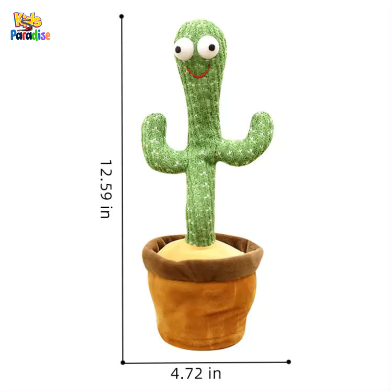 Cute Dancing and Talking Cactus Rechargeable Stuffy Toy