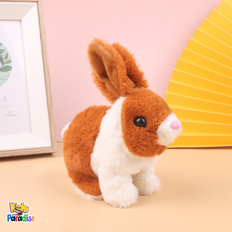 Fun Animal Bunny Toys Adorable Novelty Hopping Jumping Walking Plush Toy