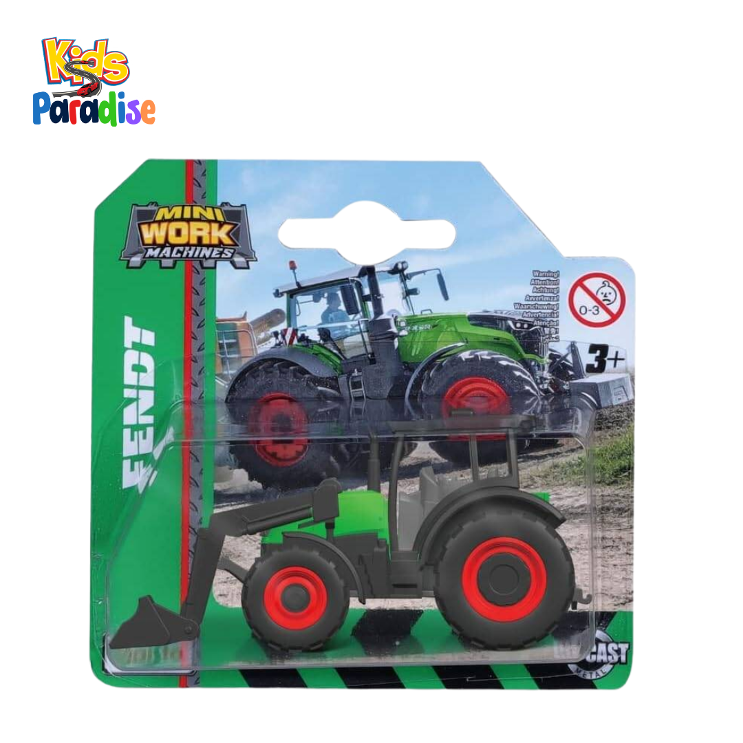 Maisto Mini Work Machines Fendt Tractor with Front Loader