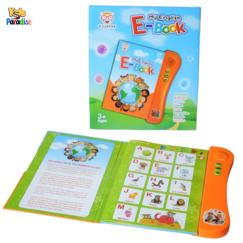 E Book Educational Toy Finger Press Smart English Learn For 3+ Years
