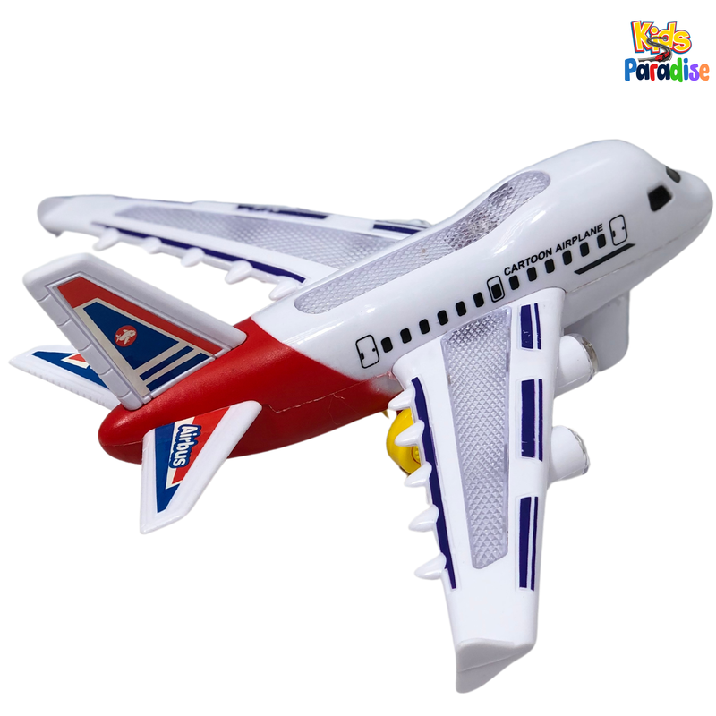 Airbus Airplane With Lights, Sounds and Rotation Electronic Toy