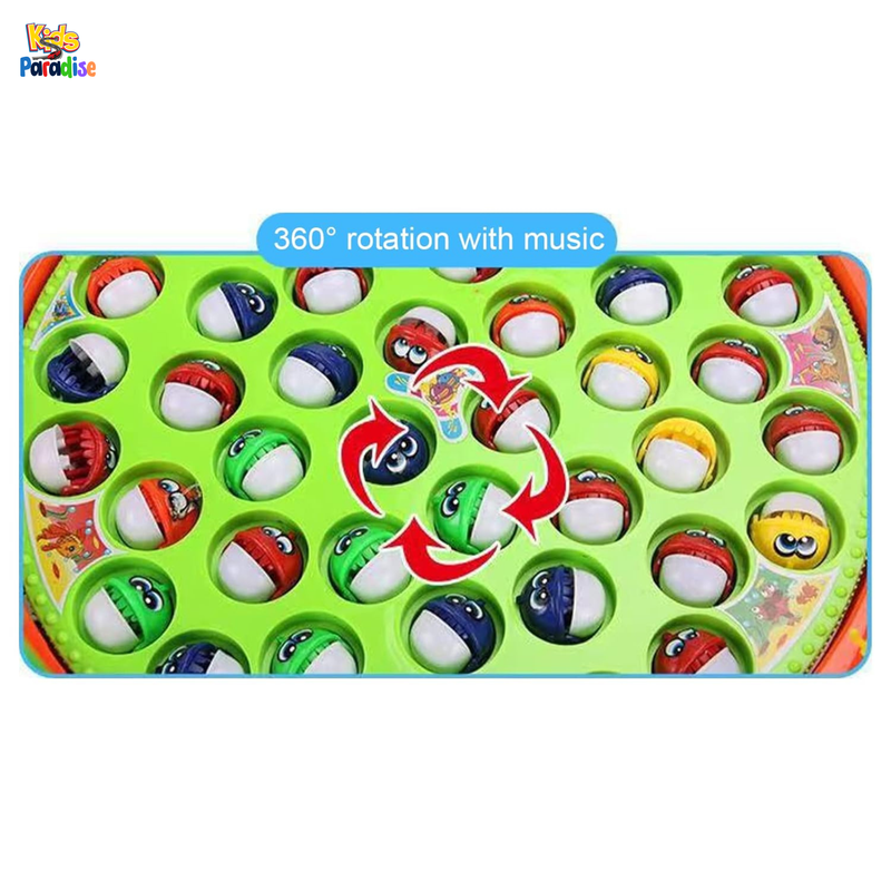 21 Pcs Fish Game Electric Musical Fishing Toy
