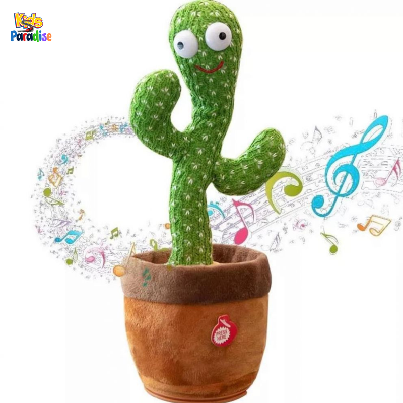 Cute Dancing and Talking Cactus Rechargeable Stuffy Toy
