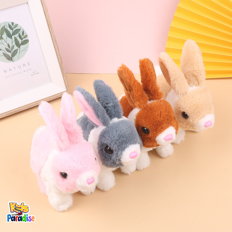Fun Animal Bunny Toys Adorable Novelty Hopping Jumping Walking Plush Toy