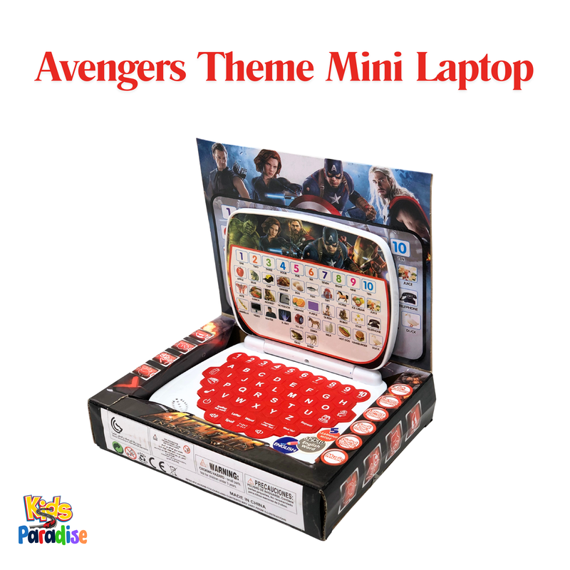 Avengers Theme Intelligent Mini Laptop Learning Machine For Kids