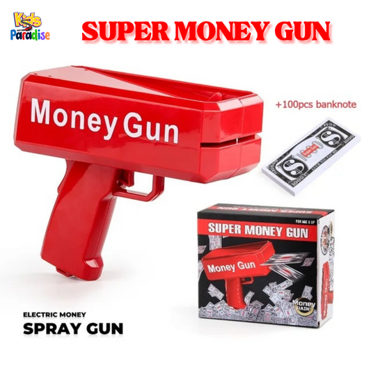 Money Gun Cash Cannon for Punjabi Wedding, Parties and Fun Includes 100 Fake Dollars