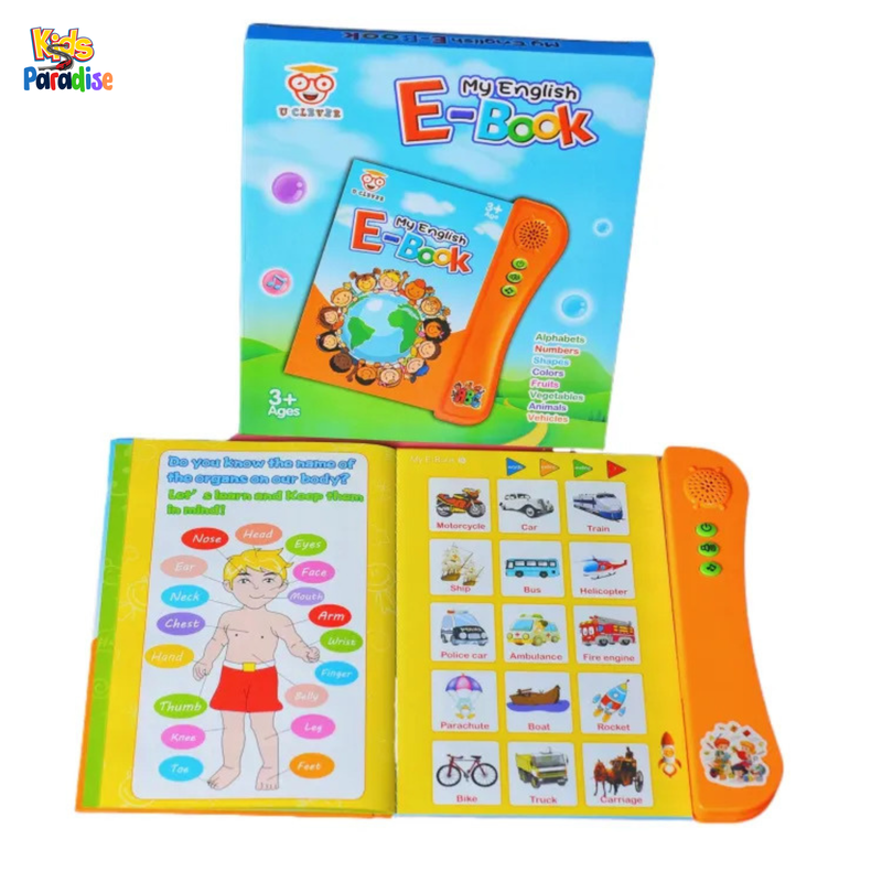 E Book Educational Toy Finger Press Smart English Learn For 3+ Years