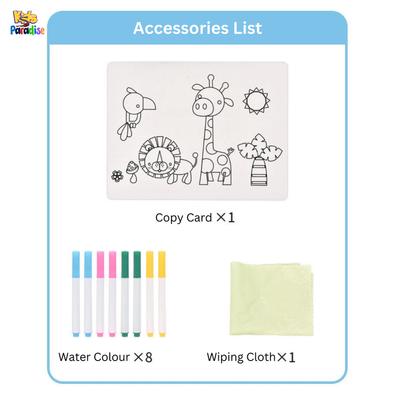 14" Colourful Magic Board Light Up Music Drawing Pad