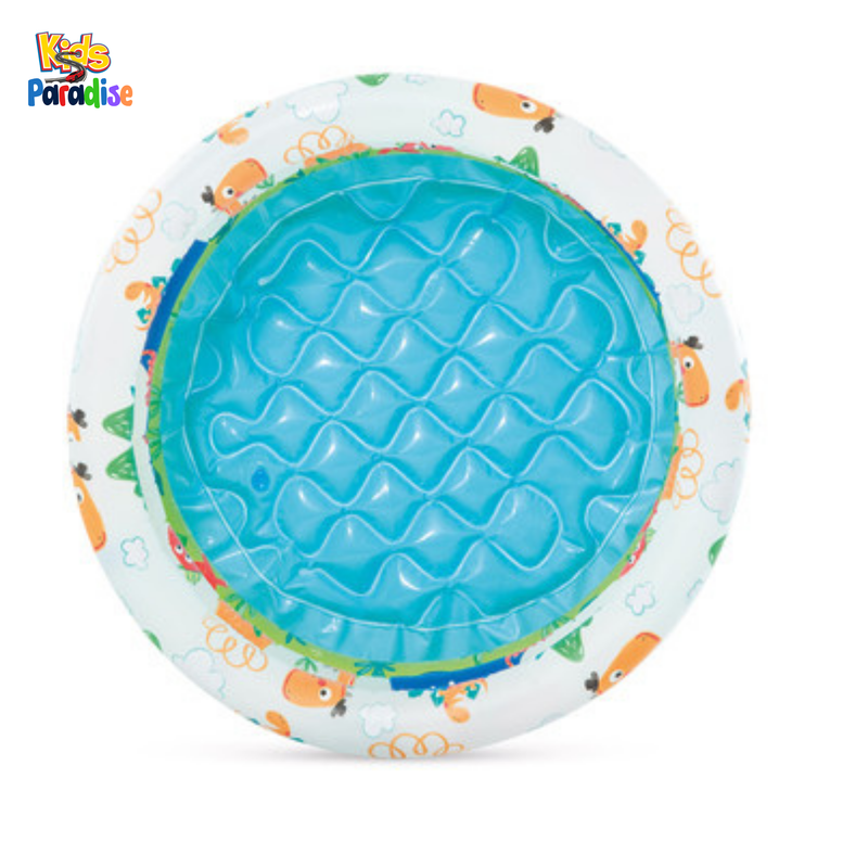 Intex Dinosaur 3 Ring Baby Swimming Pool (24" Depth x 8" Height) 57106