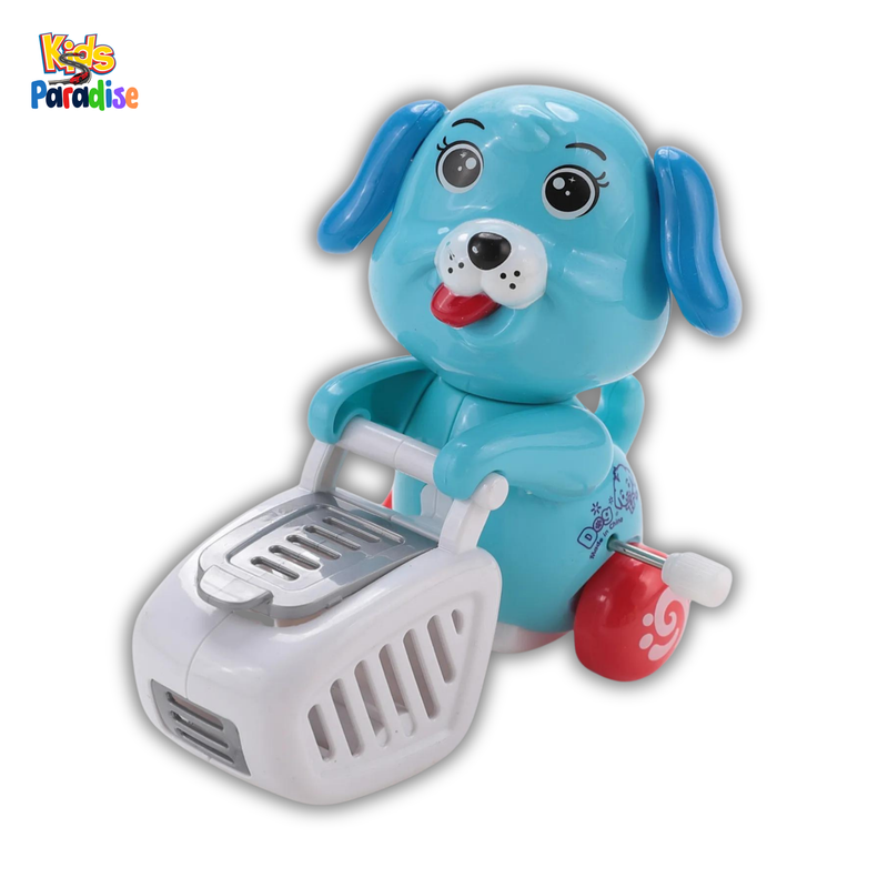 Little Dog Shopping Trolley Toy - Multicolor Interactive Play Set for Kids