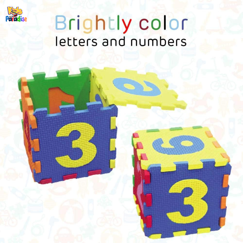 36 Pcs 5x5 inch Alphabet EVA Puzzle Foam Play Mat Floor For Kids Early Education