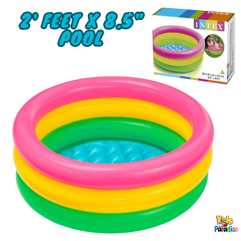 INTEX 2-FT Sunset Glow Baby Swimming Pool (24'' x 8.5") 57107