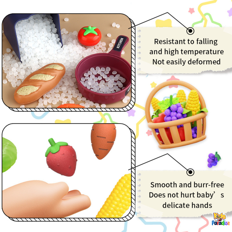 Kitchen Playset with Cereal Container & Mini Planter Kitchen Toy for Girl KITCHEN SET 42T-3