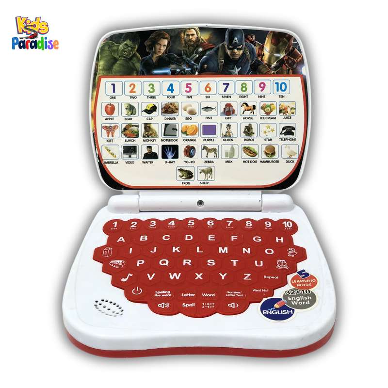 Avengers Theme Intelligent Mini Laptop Learning Machine For Kids