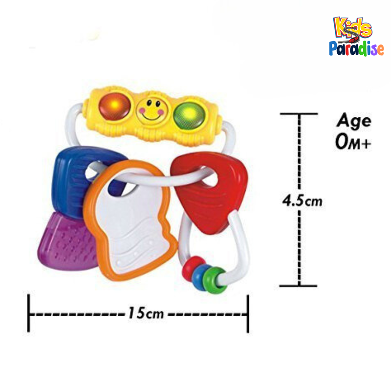 Light and Rattle Keys Soft Water Filled Fun Toy - 306E