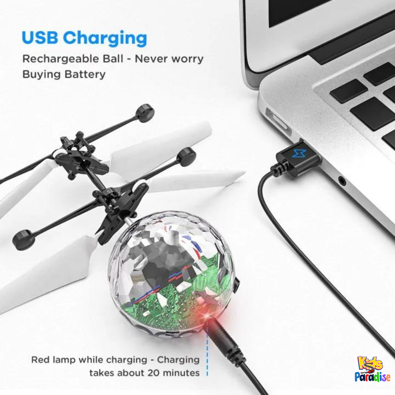 Flying Ball Hand Induction Sensor Toy Led Hover Float Music Ball