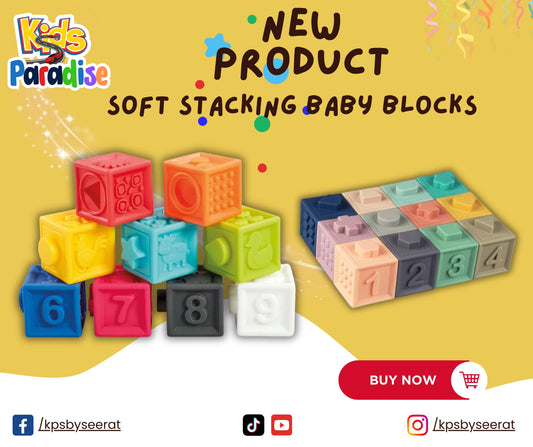 Soft Stacking Baby Blocks