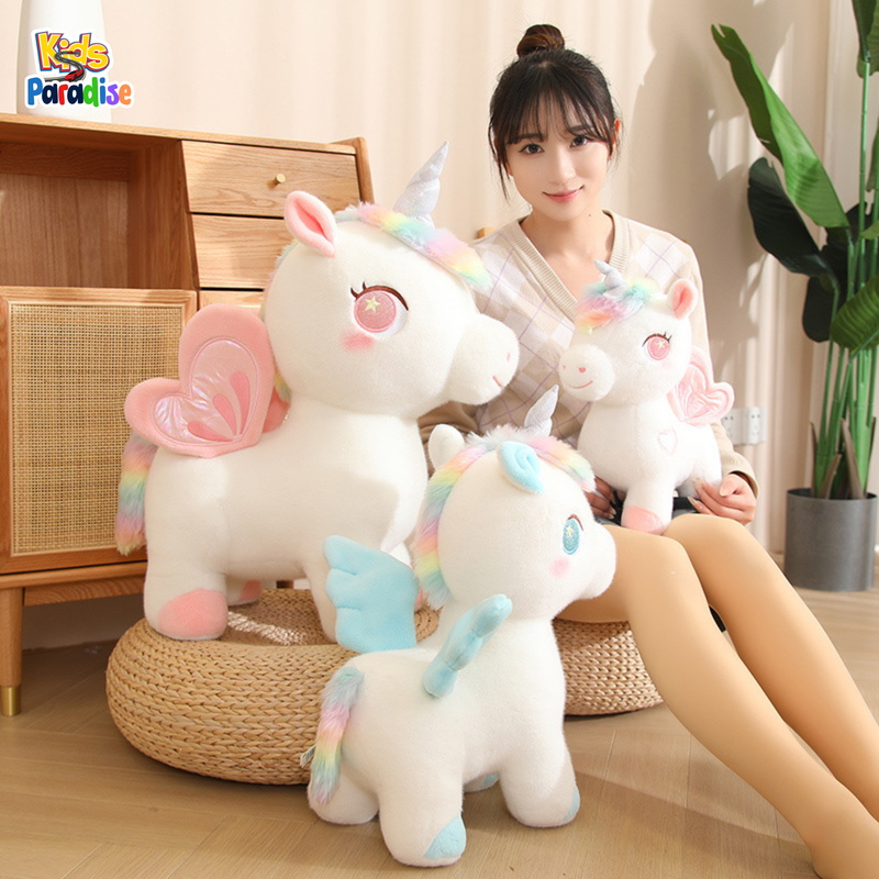 24 Inch 60 cm Unicorn Horse Stuffed Plush Animal Toy Cute Gift