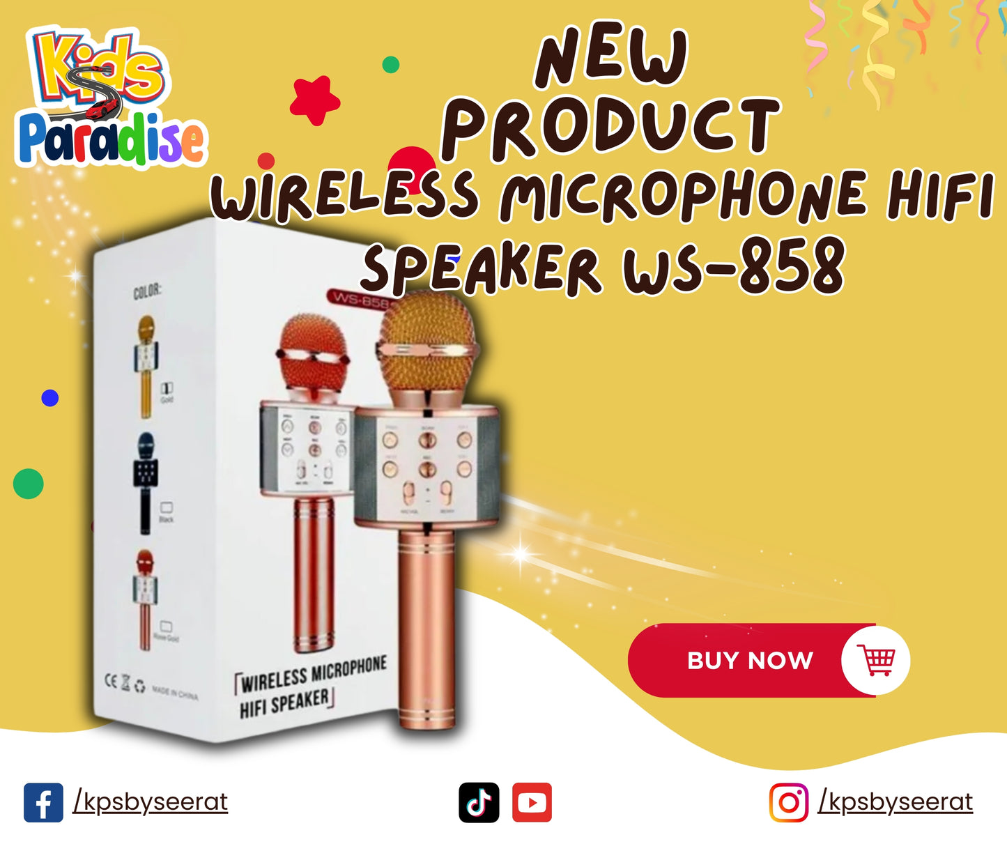 Wireless Microphone Hifi Speaker