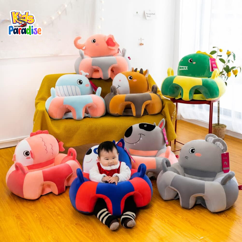 Cute Cartoon Animal Kids Chair Cushion Seat ZSO NEW SIDE FACE SITTER DESIGN Baby Support Seat Case Learning To Sit Comfort for Toddlers