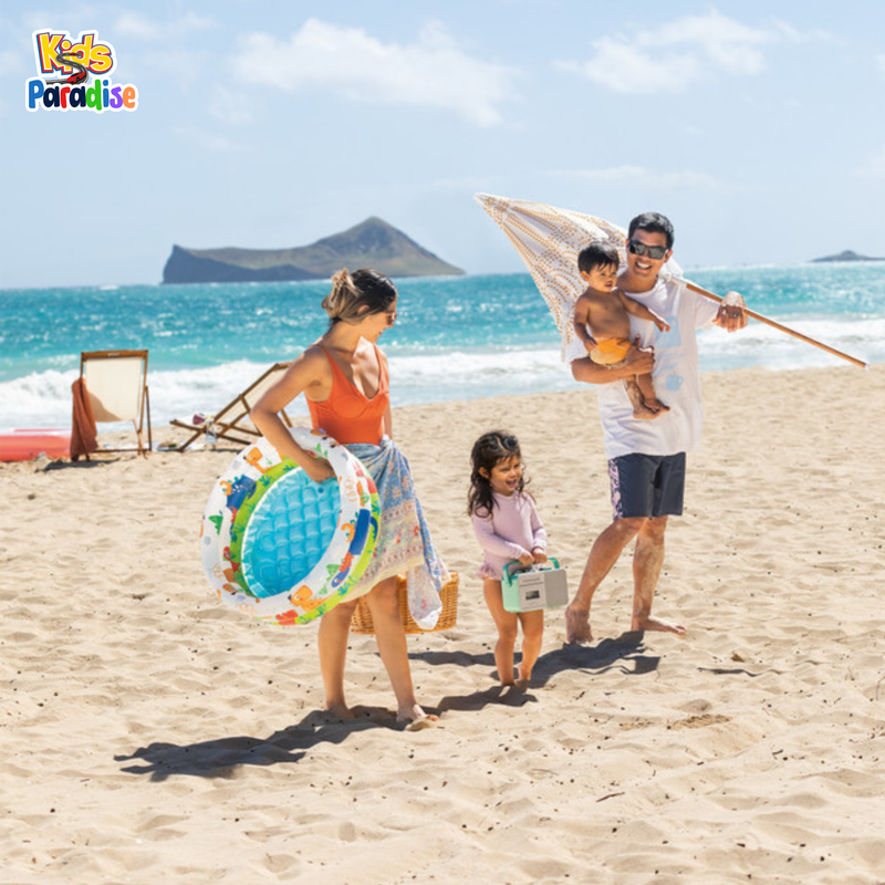 Intex Dinosaur 3 Ring Baby Swimming Pool (24" Depth x 8" Height) 57106