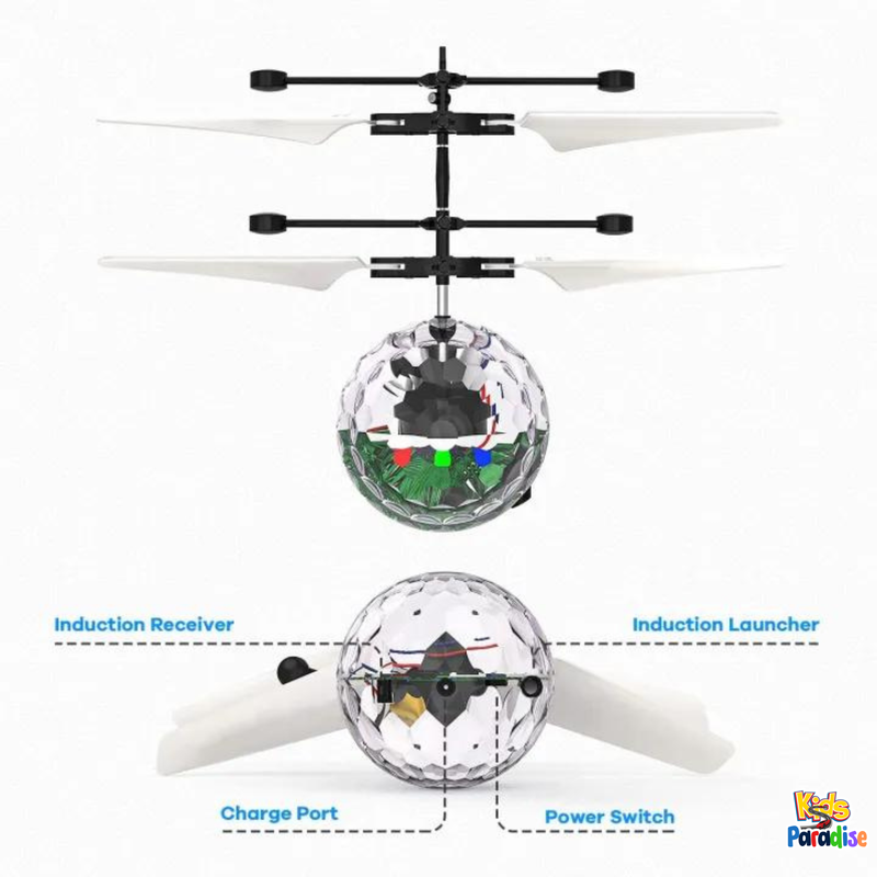 Flying Ball Hand Induction Sensor Toy Led Hover Float Music Ball