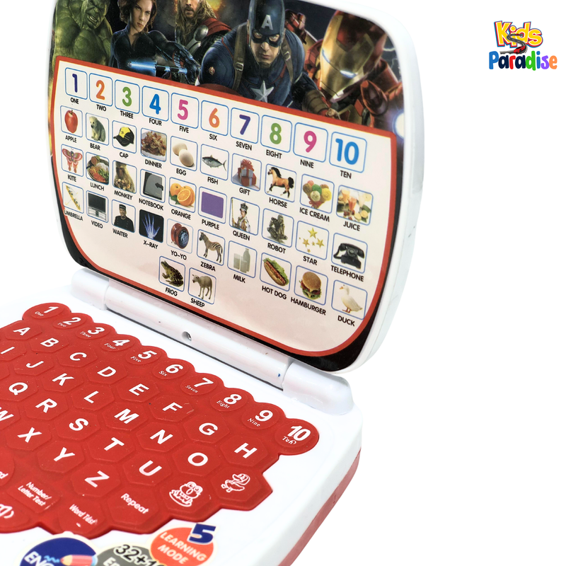 Avengers Theme Intelligent Mini Laptop Learning Machine For Kids