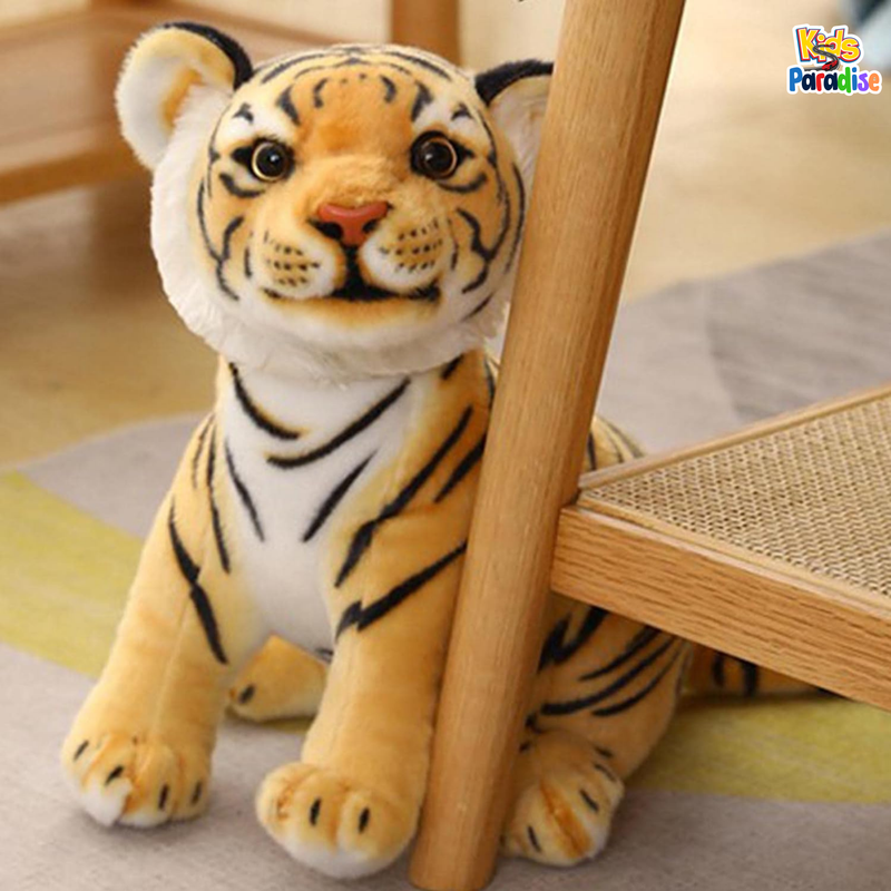 25 cm Sitting Tiger Animal Toy Stuffed Plush Toy Cute Gift