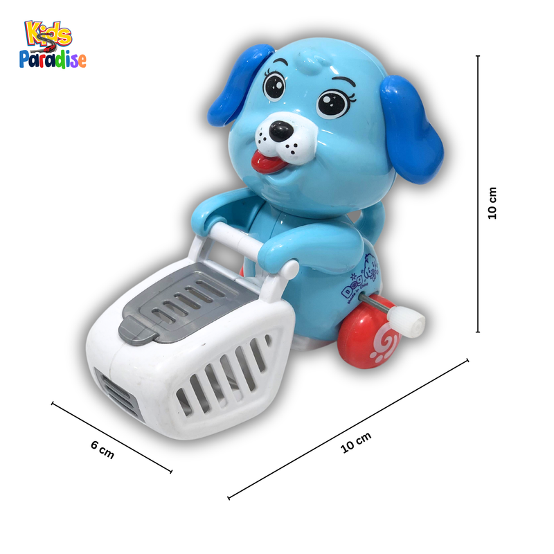 Little Dog Shopping Trolley Toy - Multicolor Interactive Play Set for Kids