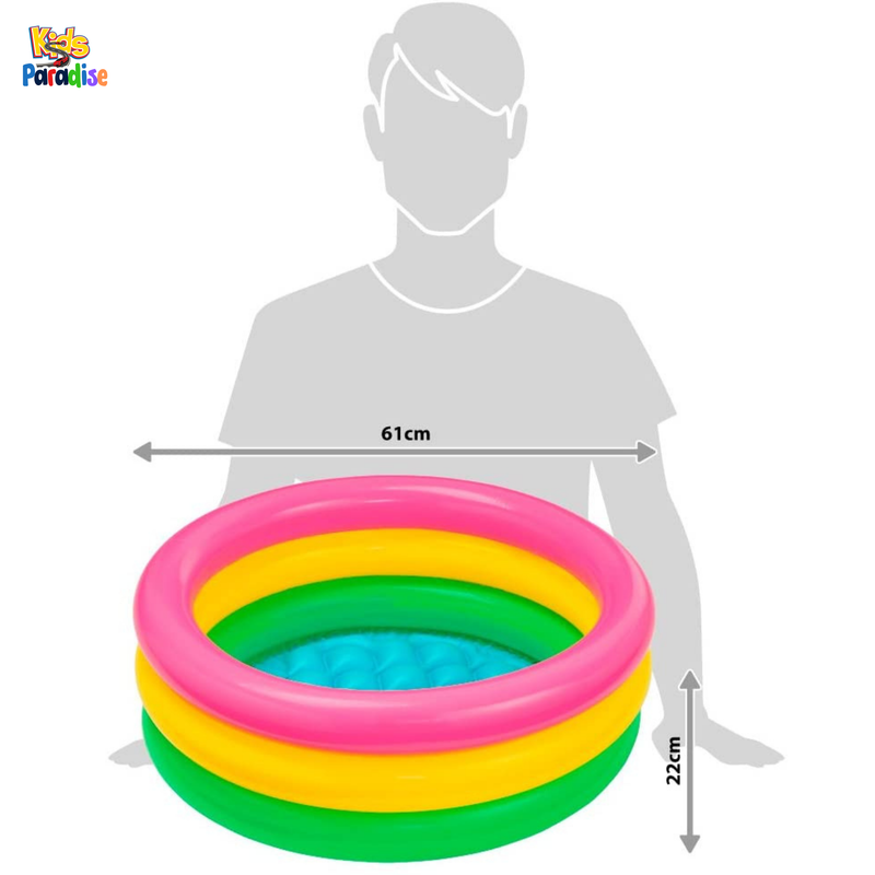INTEX 2-FT Sunset Glow Baby Swimming Pool (24'' x 8.5") 57107