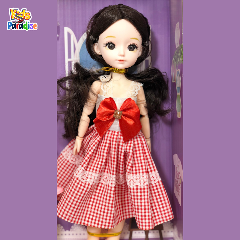 12 inch Lovely Charm Girls Doll With Small Baby Doll Set Perfect Gift For Girls