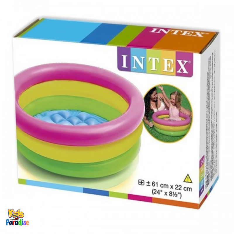 INTEX 2-FT Sunset Glow Baby Swimming Pool (24'' x 8.5") 57107