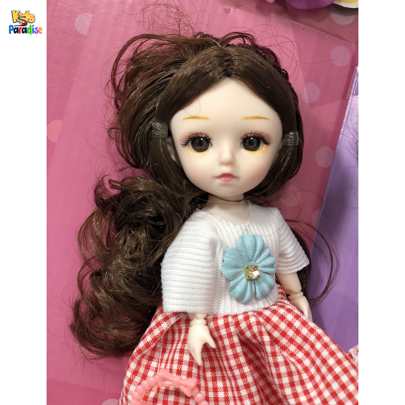12 inch Lovely Charm Girls Doll With Small Baby Doll Set Perfect Gift For Girls