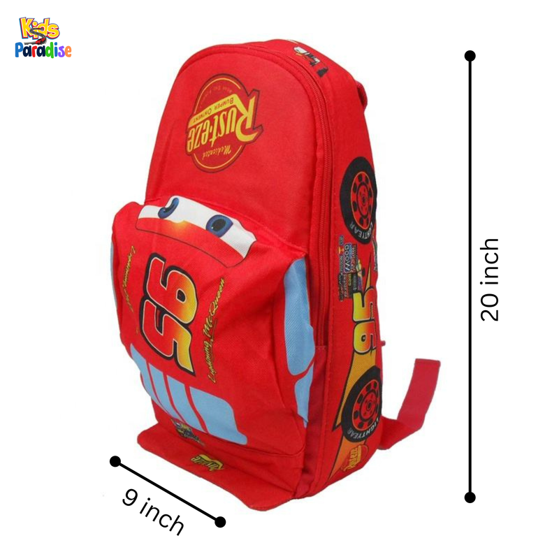 McQueen Disney Cars Design Kids Plush Bag pack Gifts Baby