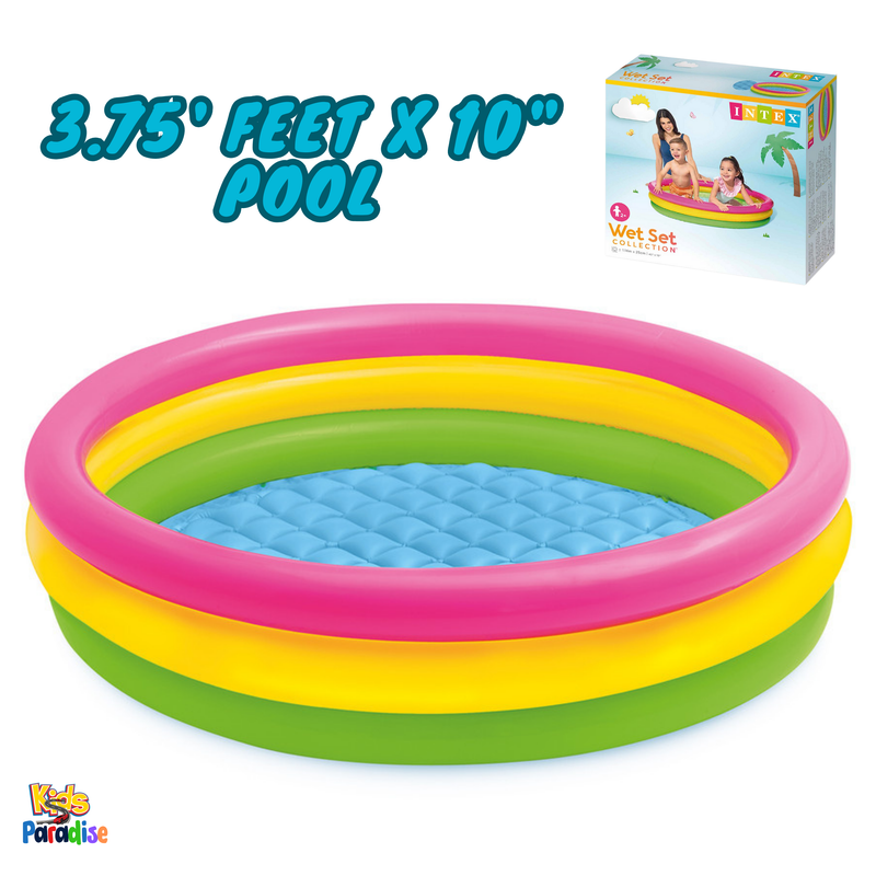 INTEX  3.75-FT Sunset Glow Baby Swimming Pool (45" x 10") 57412