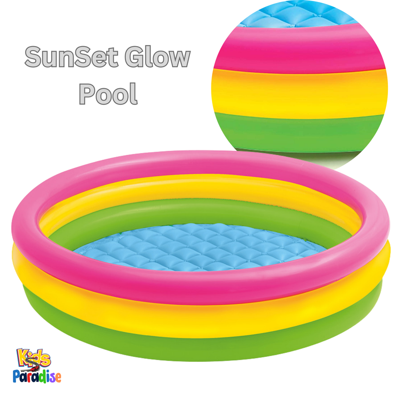INTEX  3.75-FT Sunset Glow Baby Swimming Pool (45" x 10") 57412