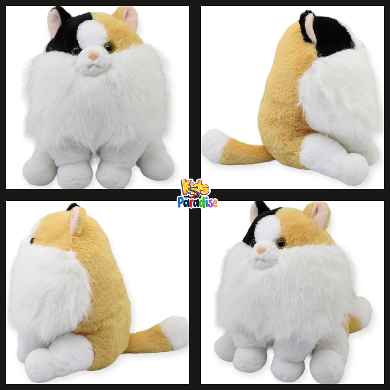 30 cm Big Face Cat Fat Animal Toy Stuffed Plush Toy Cute Gift
