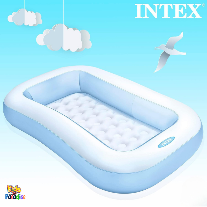 INTEX 5.5-FT Rectangular Baby Swimming Pool (65.5" L x 39.5" W x 11" H) 57403