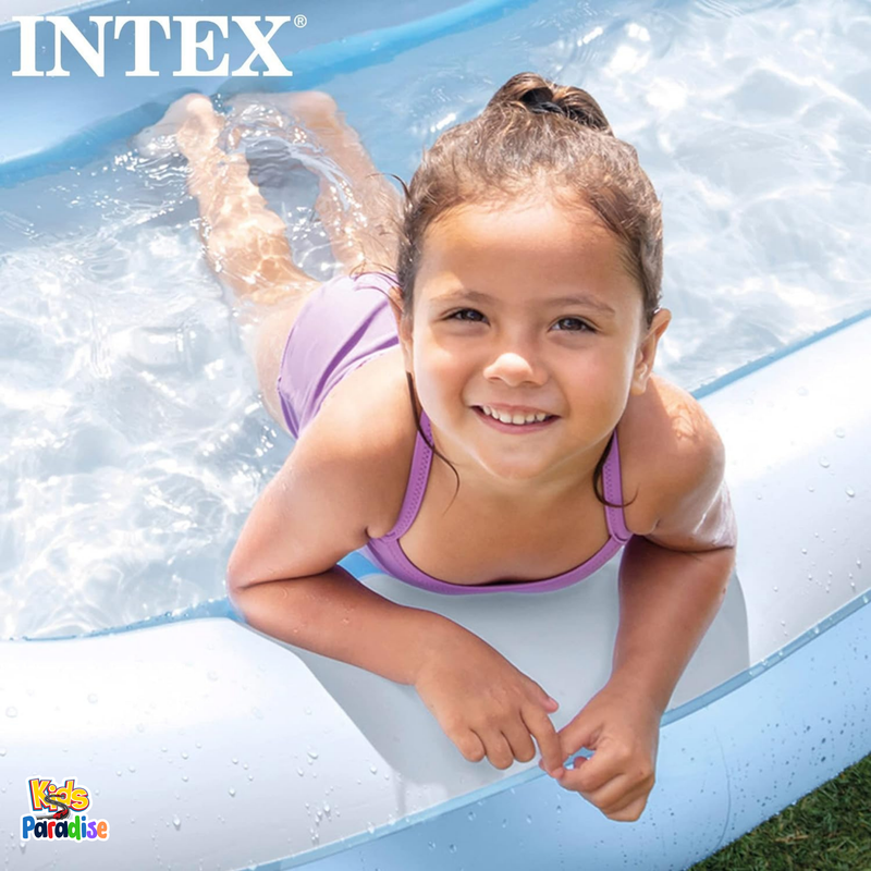 INTEX 5.5-FT Rectangular Baby Swimming Pool (65.5" L x 39.5" W x 11" H) 57403