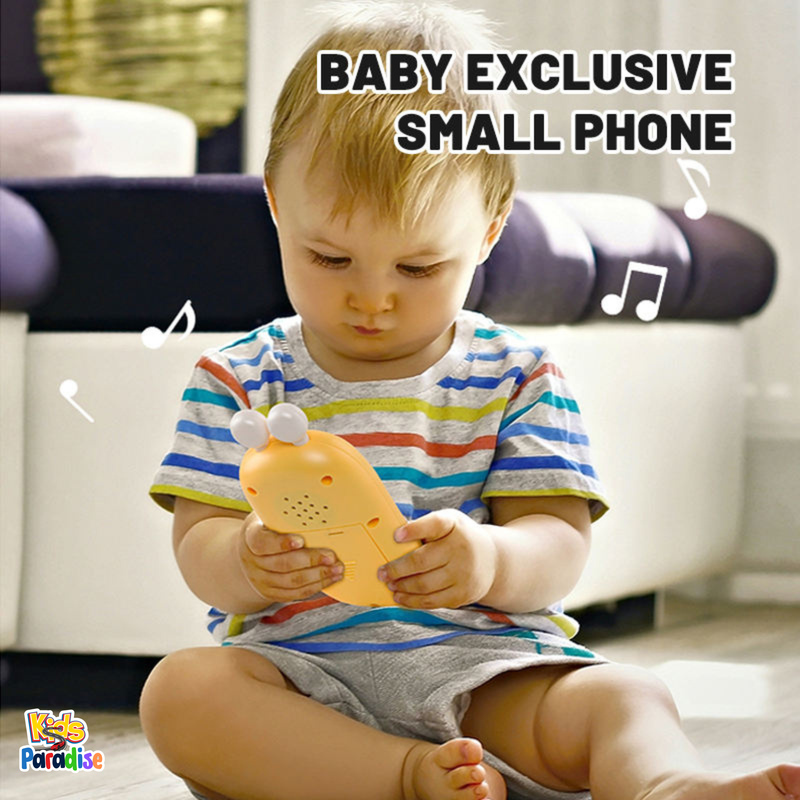 Baby Puzzle Cute Music Snail Mobile Phone Children's Toy Bite able Toddler Multiple Function Phone