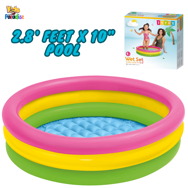 INTEX 2.8-FT Sunset Glow Baby Swimming Pool (34" X 10") 58924
