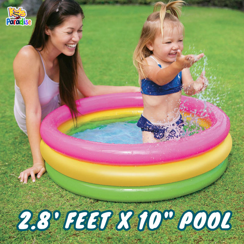 INTEX 2.8-FT Sunset Glow Baby Swimming Pool (34" X 10") 58924
