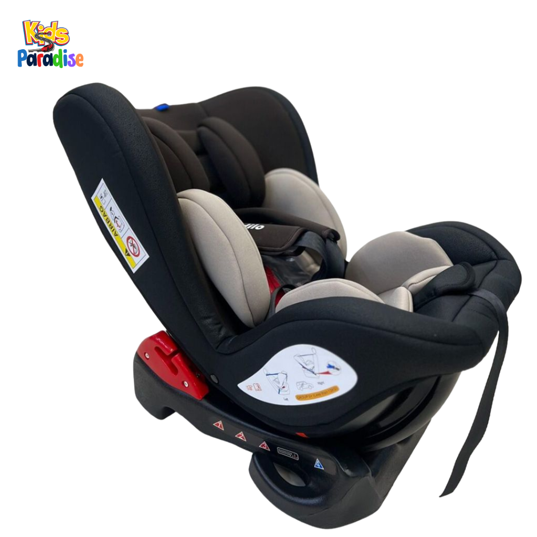 Kidilo 101 Multi-Position Baby Car Seat – Safe, Adjustable Infant & Toddler Car Seat (Black)